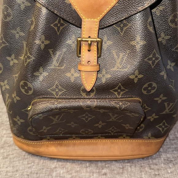 Vtg Louis Vuitton Montsouris MM Monogram Vintage Backpack 90s cute retro - Picture 2 of 16